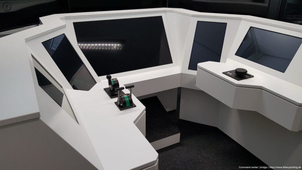 Commandcenter, Bridge, design and construction by Uwe Feller